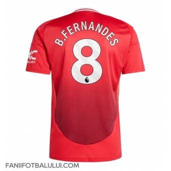 Manchester United Bruno Fernandes #8 Tricou Fotbal Replică 2024-25 Barbati Acasa